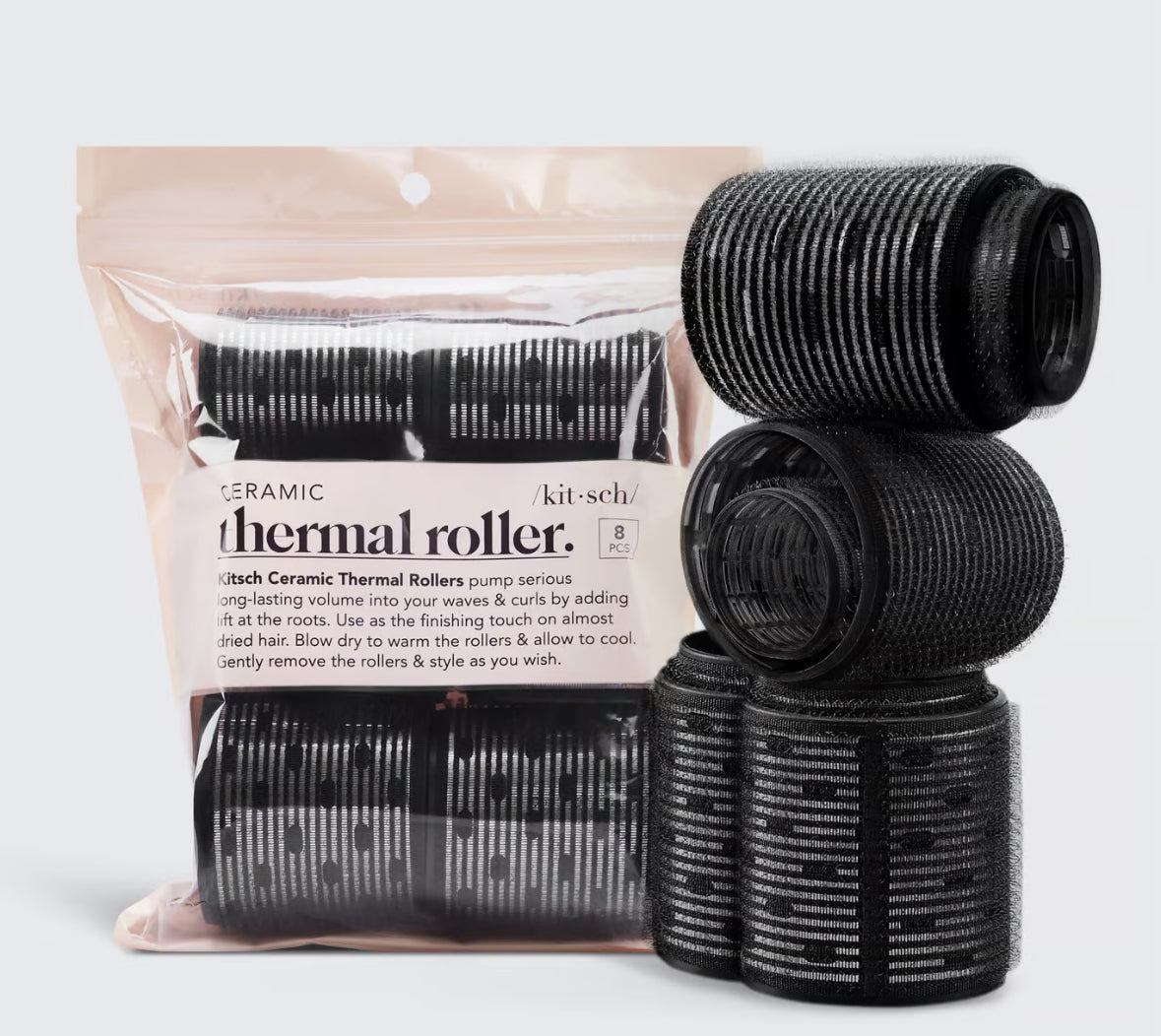 Kitsch Ceramic Thermal Rollers 8pcs