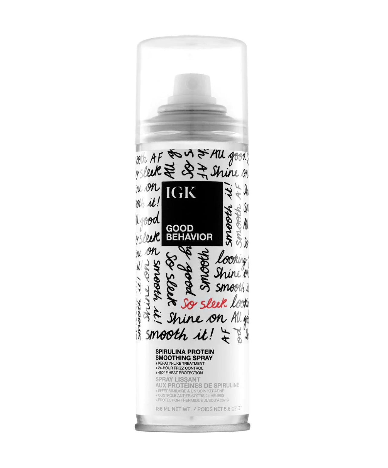 IGK Good Behavior Spirulina Protein Smoothing Spray