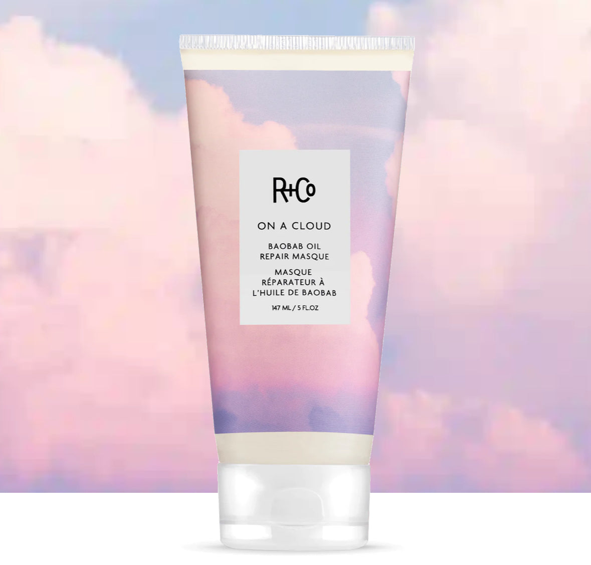 R+Co On A Cloud baobab oil repair masque