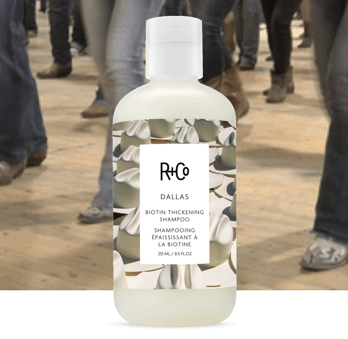 R+Co Dallas biotin thickening shampoo