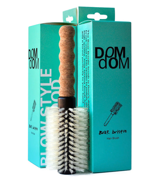 DomDom Medium Boar Bristle Round Brush