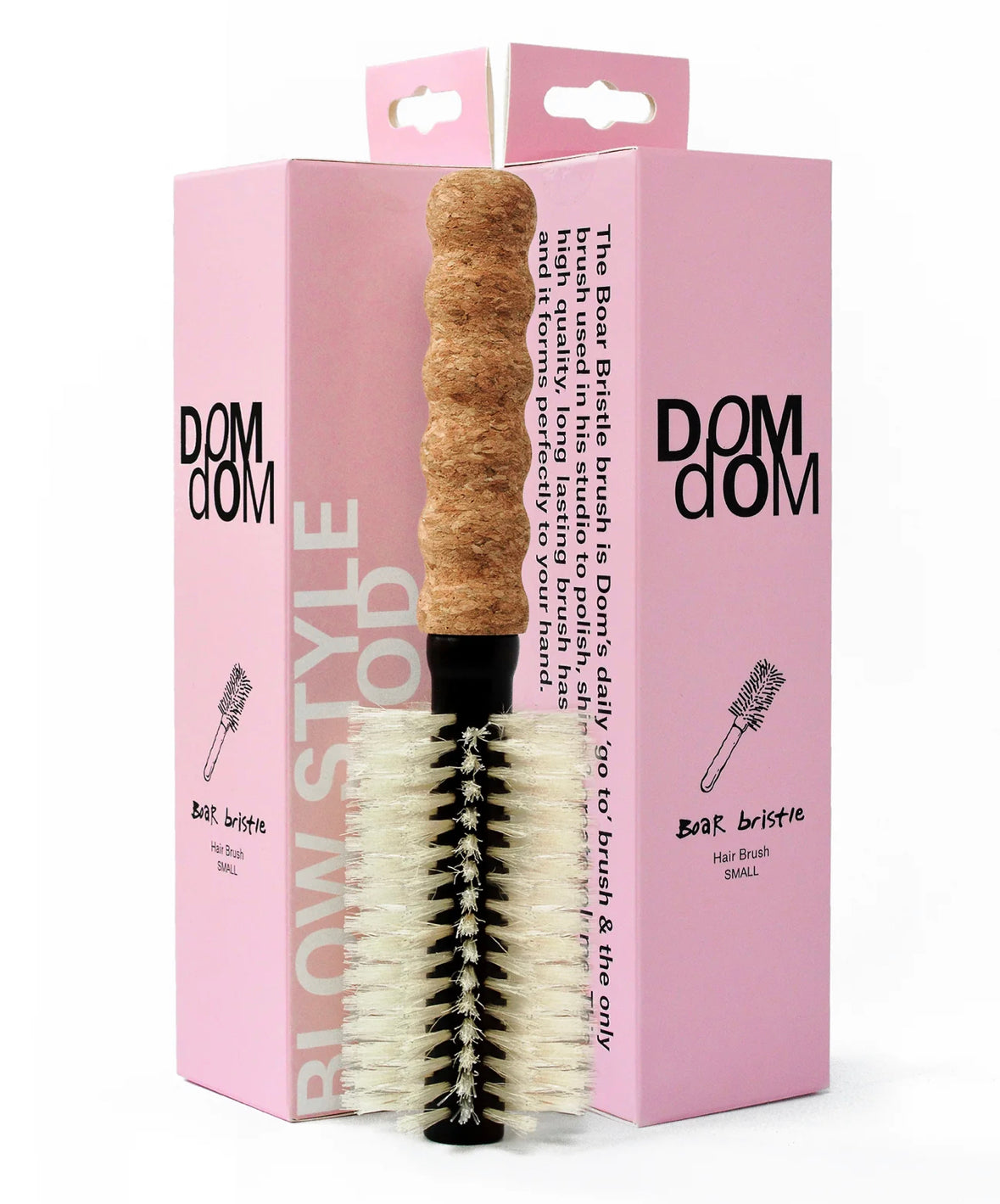 DomDom Small Boar Bristle Round Brush