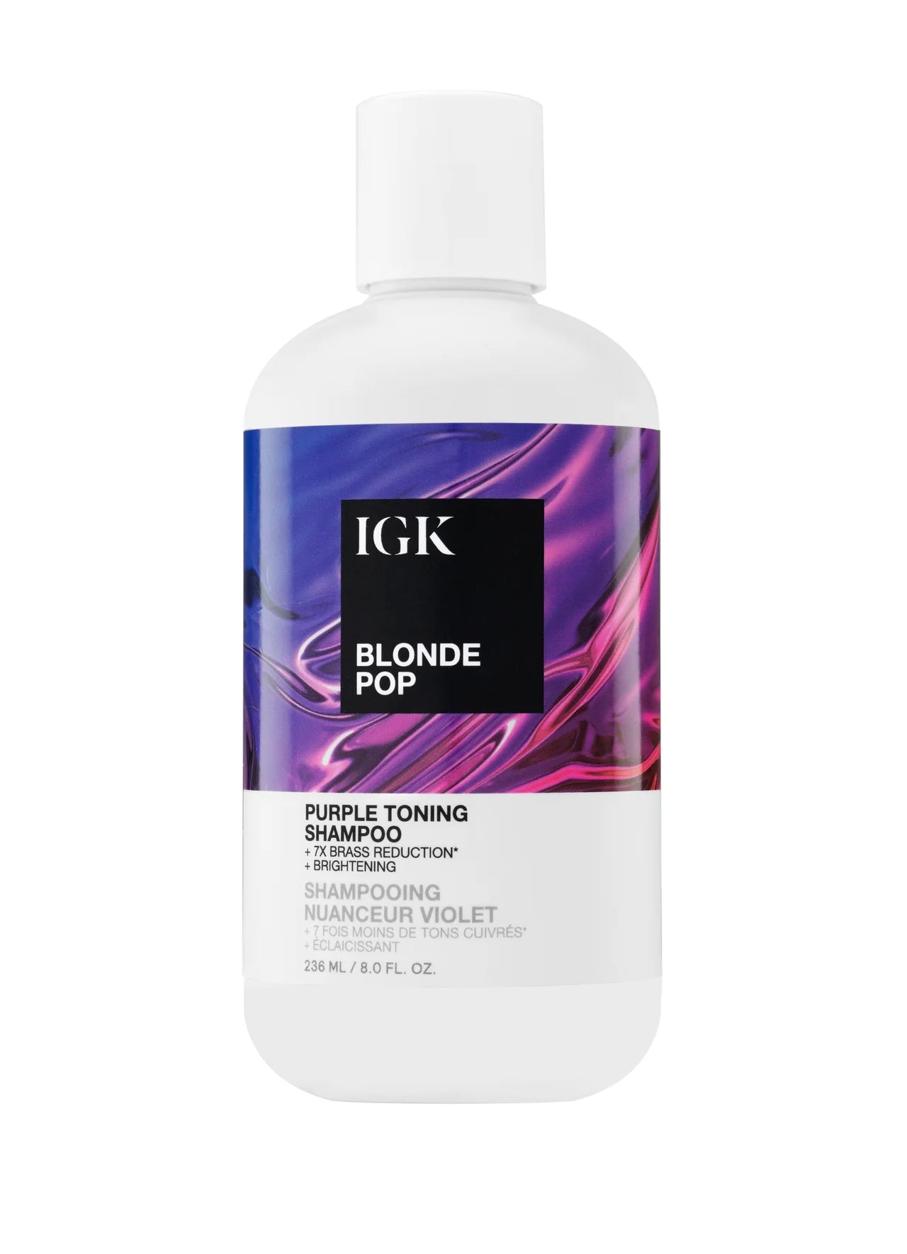 IGK Blonde Pop purple toning shampoo