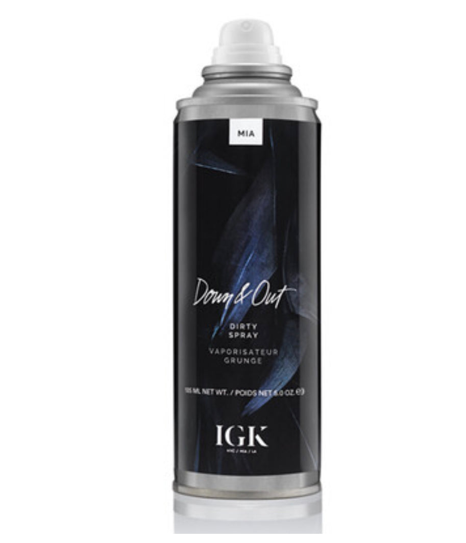 IGK Down & Out Dirty texture spray