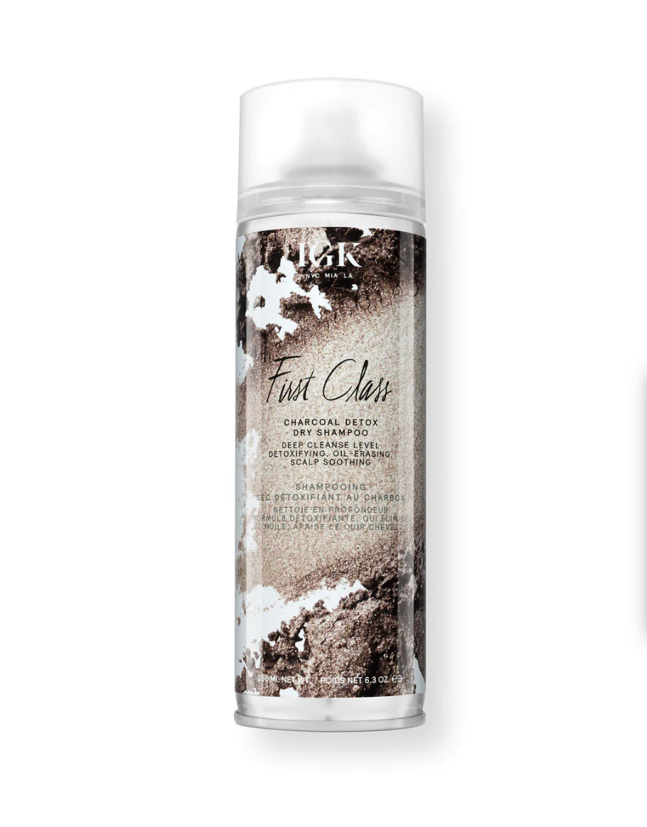 IGK First Class charcoal detox dry shampoo