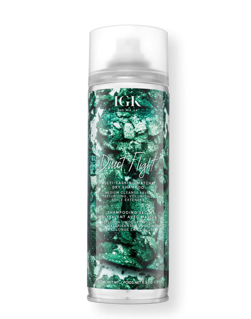 IGK Direct Flight multi-tasking matcha dry shampoo