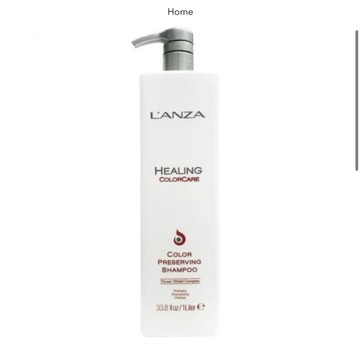 LANZA Healing colorcare Color preserving shampoo 33.8floz